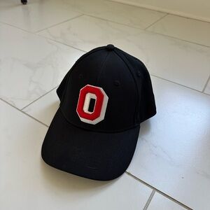 Black Cap with Red and White Logo